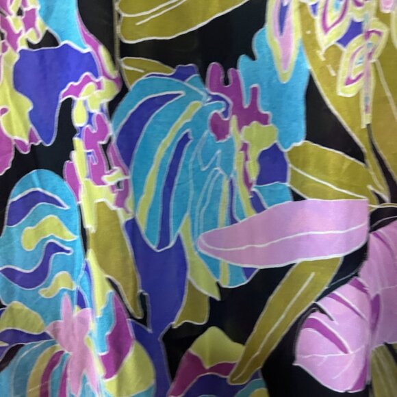 Vintage Y2K Multicolor Floral Maxi Skirt Size Medium - Picture 3 of 5